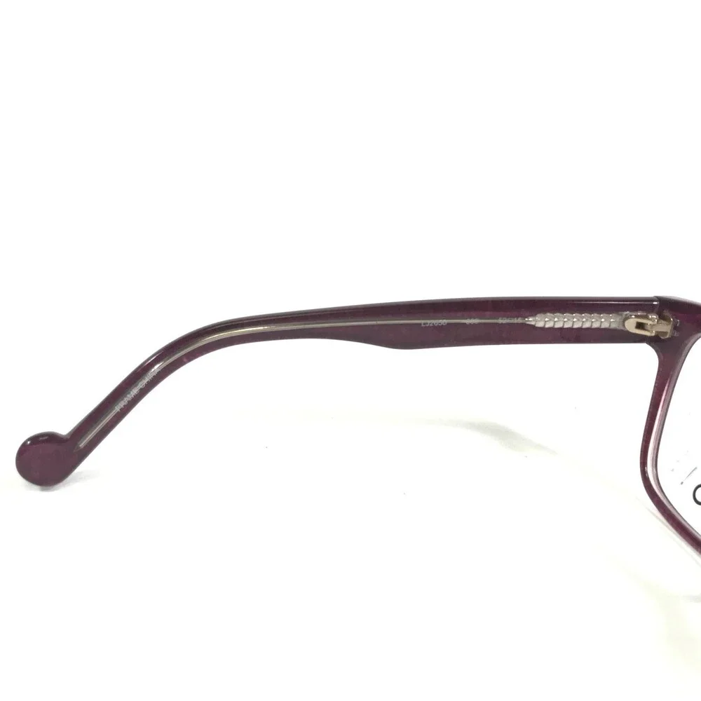 Liu Jo Eyeglasses Frames LJ2650 609 Burgundy Purple Denim Print Gold 52-15-135